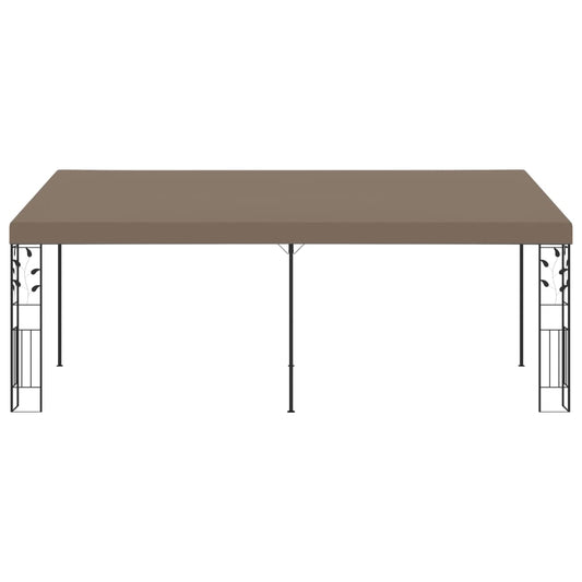 Wand-Pavillon 6x3x2,5 m Taupe