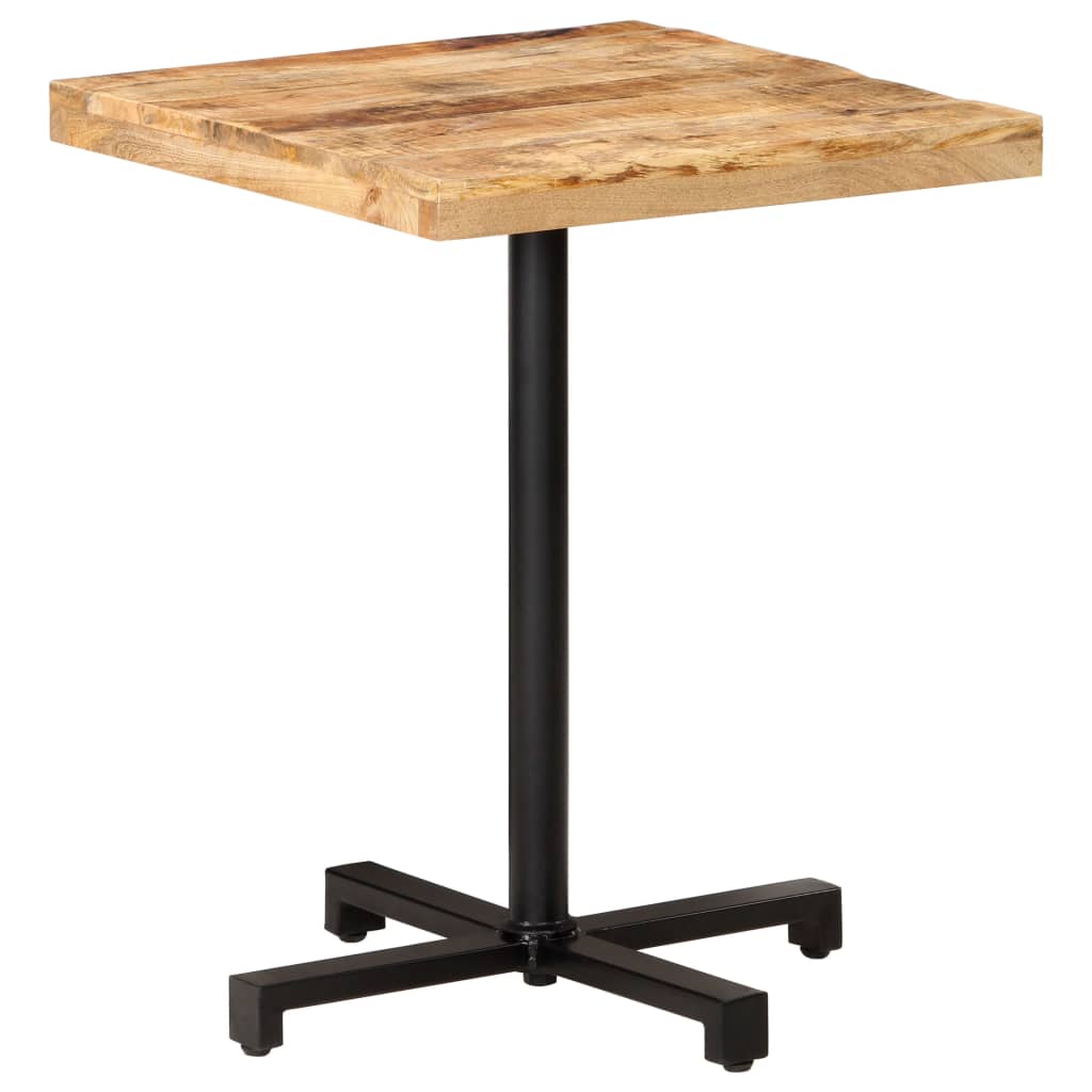 Bistro Bord Firkantet 60x60x75 cm Groft Mango Træ