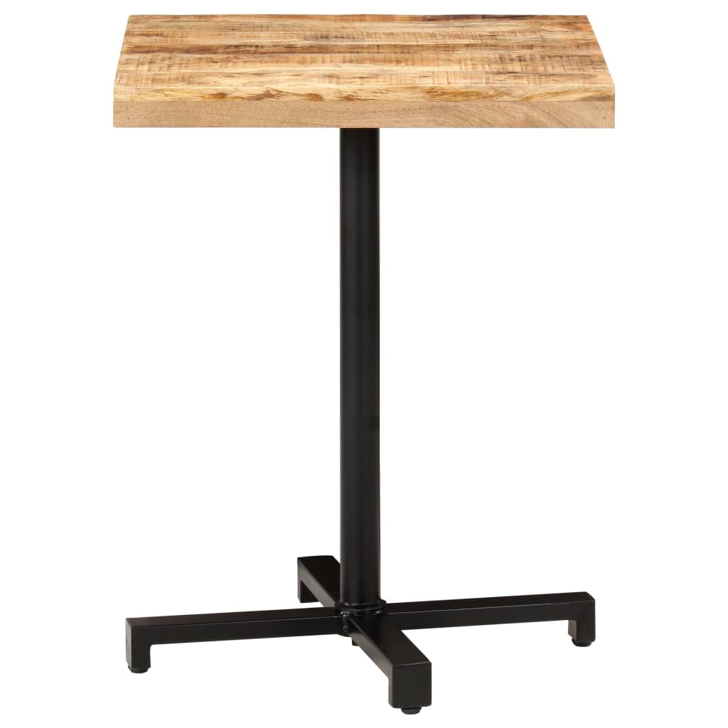 Bistro Bord Firkantet 60x60x75 cm Groft Mango Træ
