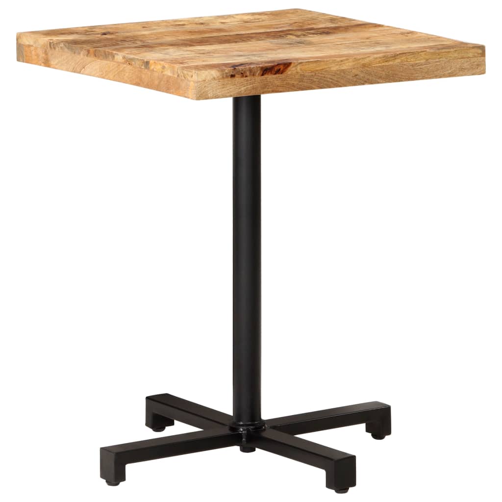 Bistro Bord Firkantet 60x60x75 cm Groft Mango Træ