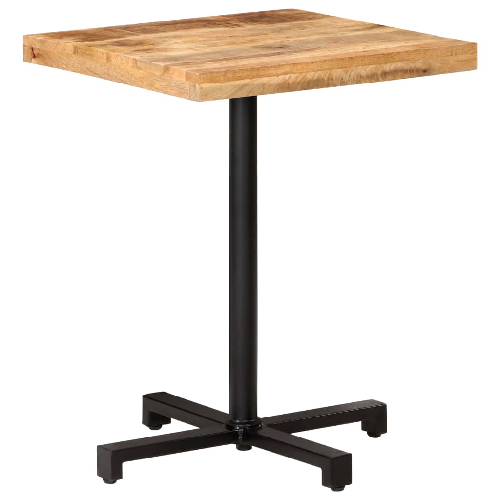 Bistro Bord Firkantet 60x60x75 cm Groft Mango Træ