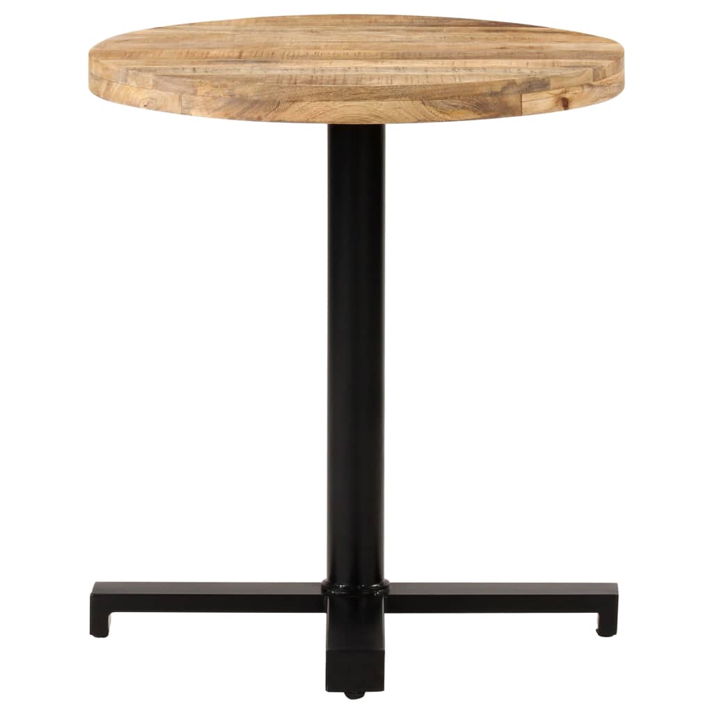 Bistro Bord Rundt Ø70x75 cm Groft Mango Træ