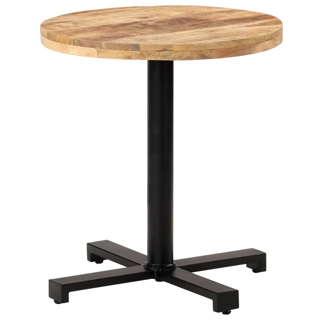 Bistro Bord Rundt Ø70x75 cm Groft Mango Træ