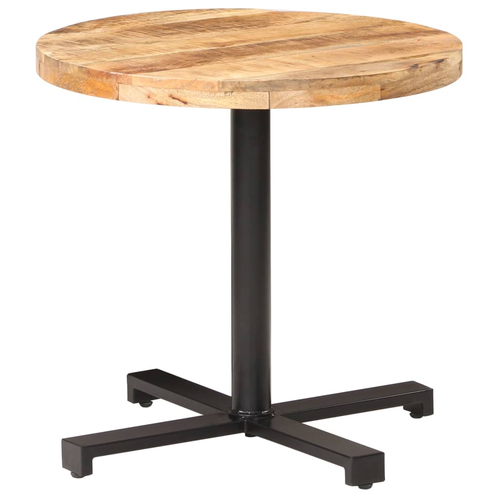 Bistro Bord Rundt Ø80x75 cm Groft Mango Træ