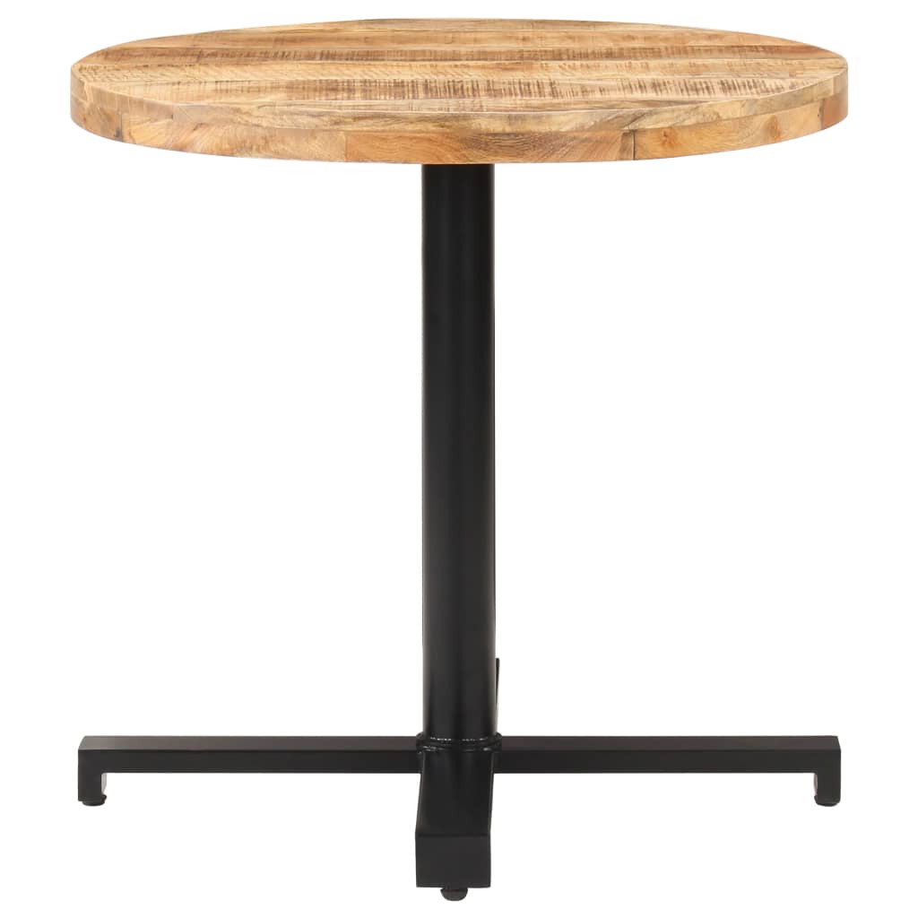 Bistro Bord Rundt Ø80x75 cm Groft Mango Træ
