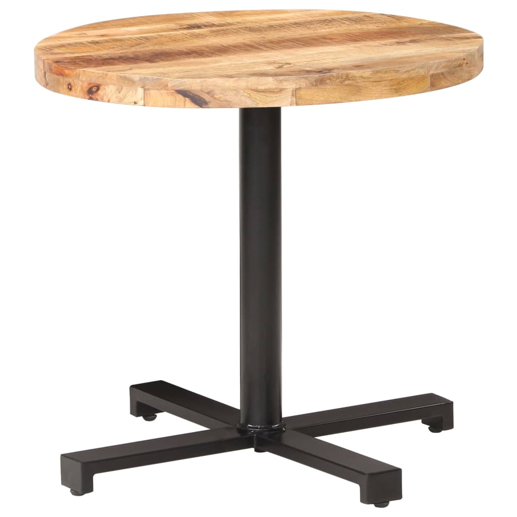 Bistro Bord Rundt Ø80x75 cm Groft Mango Træ