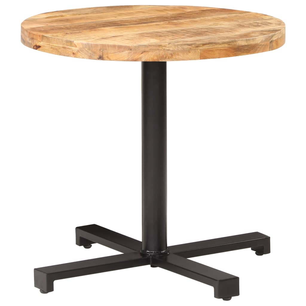 Bistro Bord Rundt Ø80x75 cm Groft Mango Træ
