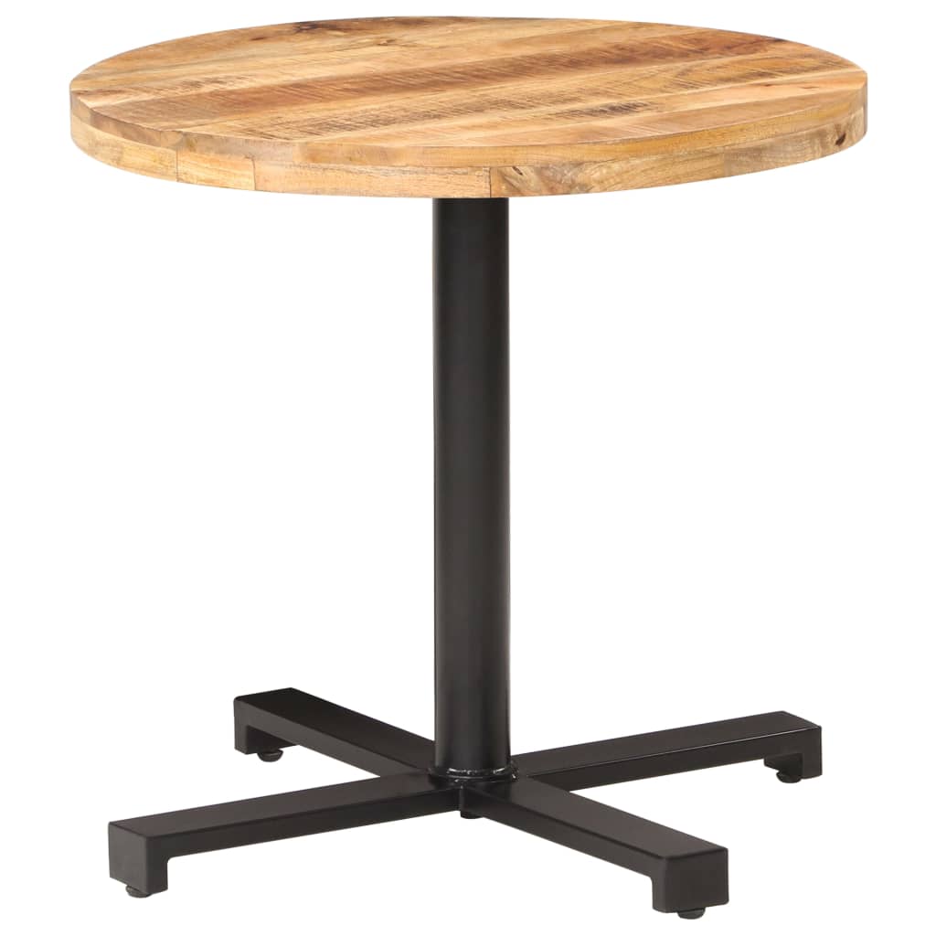 Bistro Bord Rundt Ø80x75 cm Groft Mango Træ