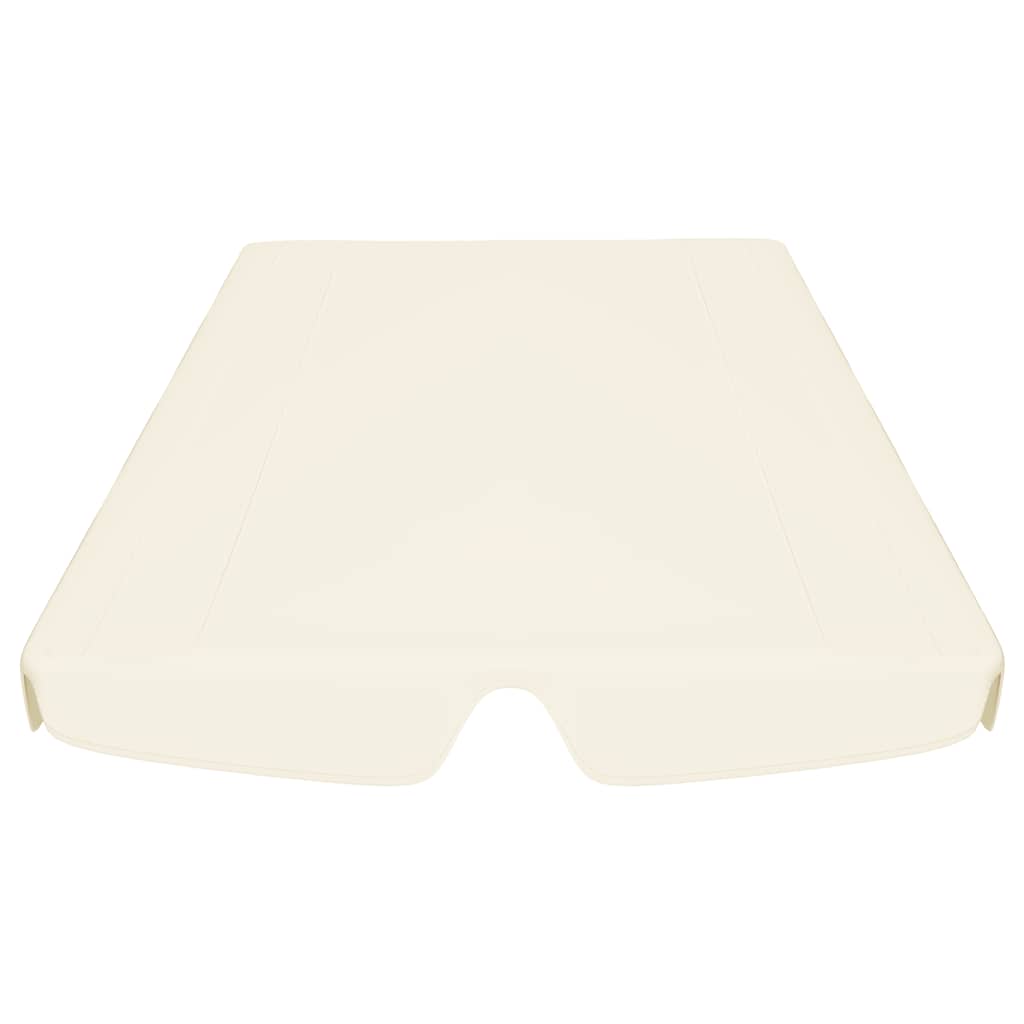 Ersatzdach für Hollywoodschaukel Creme 150/130x105/70 cm