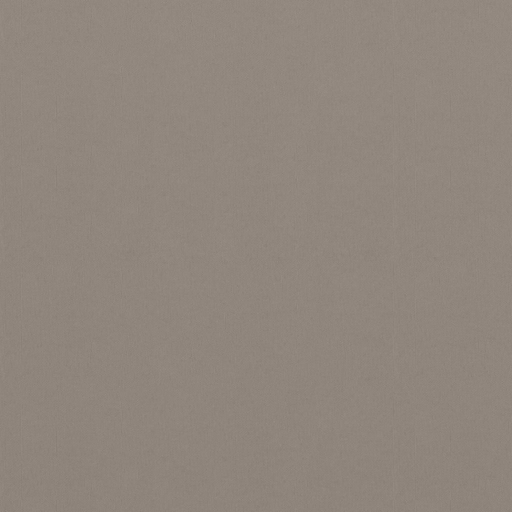 Balkon-Sichtschutz Taupe 90x500 cm Oxford-Gewebe