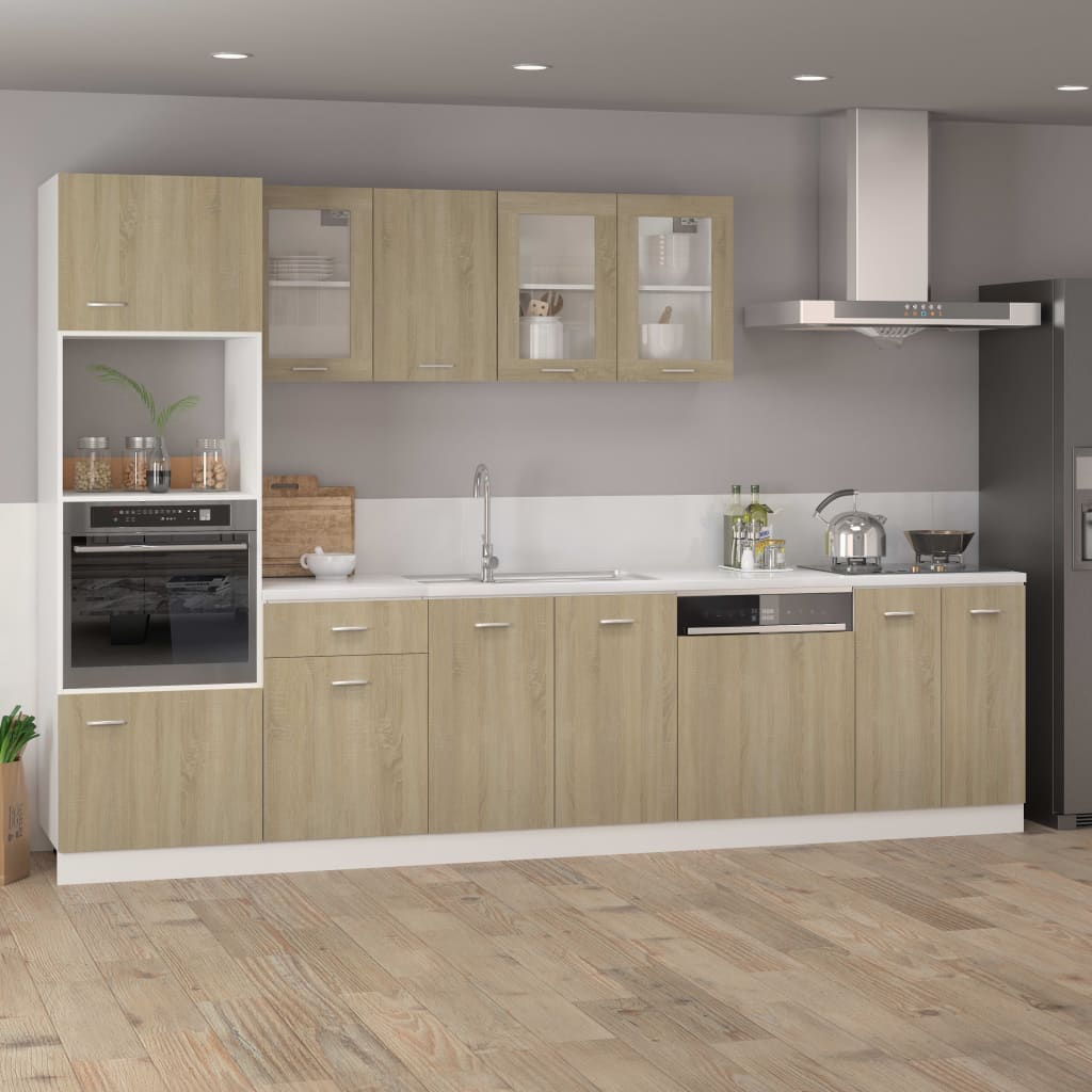 Vægskab Sonoma Eg 39,5x31x60 cm Træ Materiale