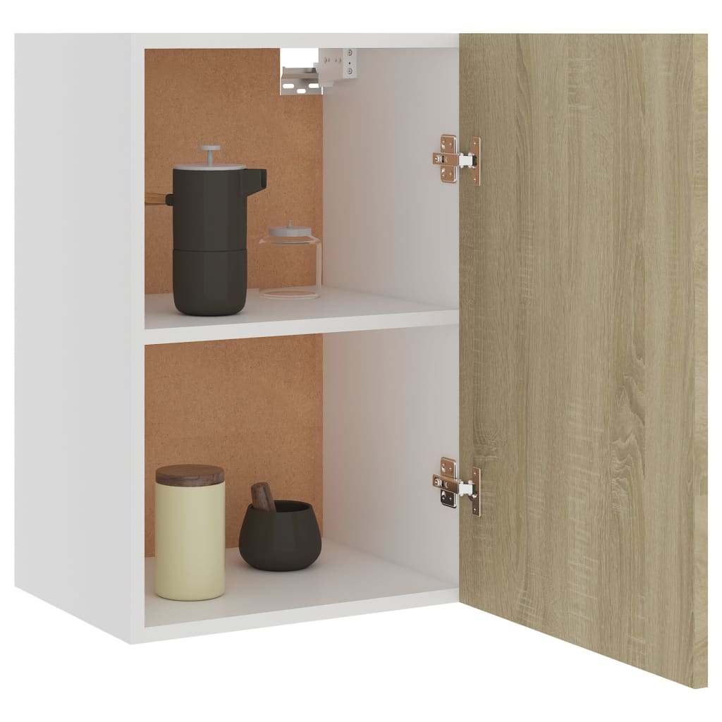 Vægskab Sonoma Eg 39,5x31x60 cm Træ Materiale
