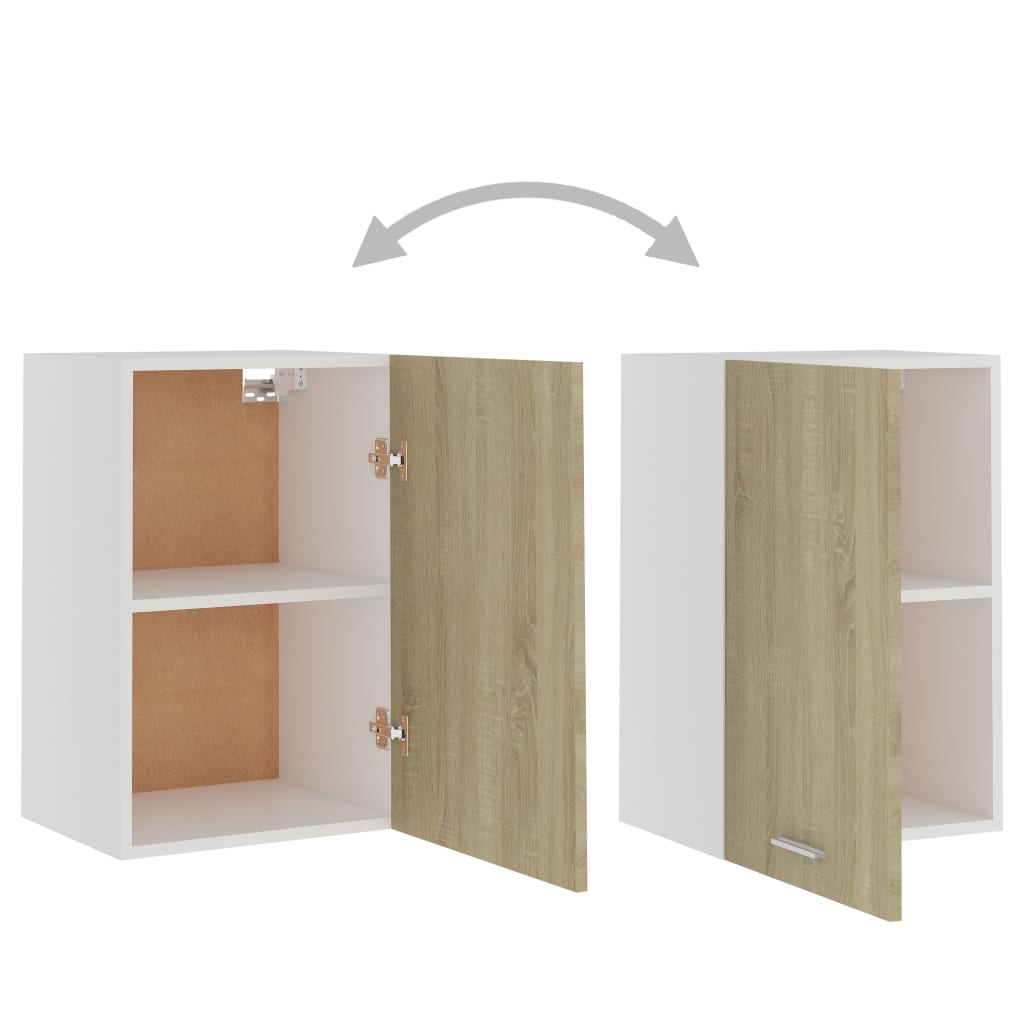 Vægskab Sonoma Eg 39,5x31x60 cm Træ Materiale