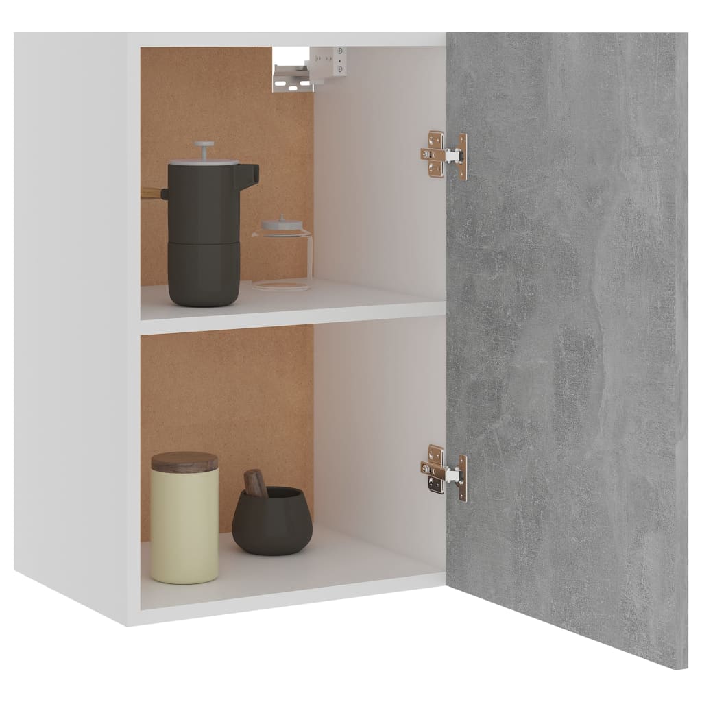 Hängeschrank Lyon Betongrau 39,5x31x60 cm Holzwerkstoff