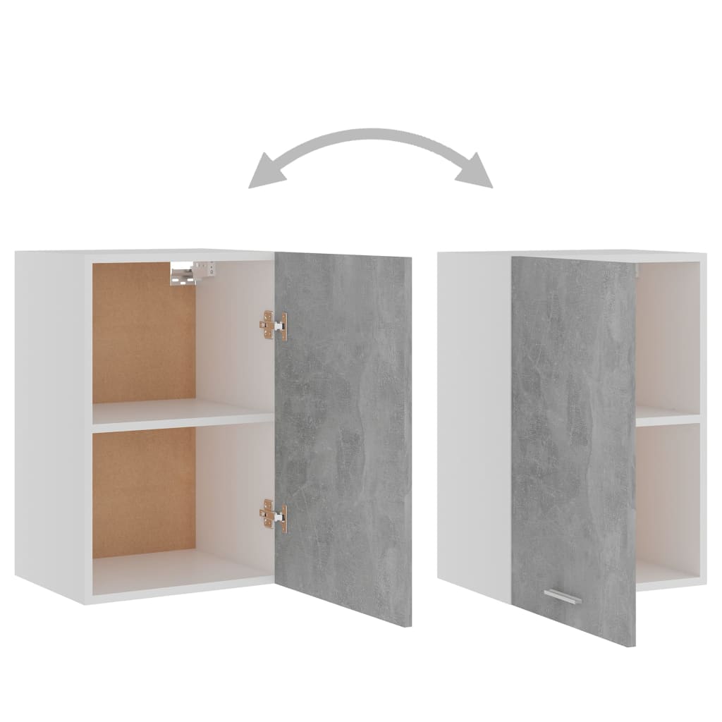 Hängeschrank Lyon Betongrau 39,5x31x60 cm Holzwerkstoff