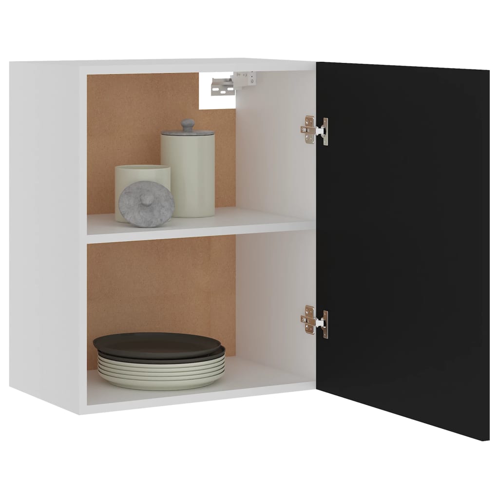 Hängeschrank Lyon Schwarz 50x31x60 cm Holzwerkstoff