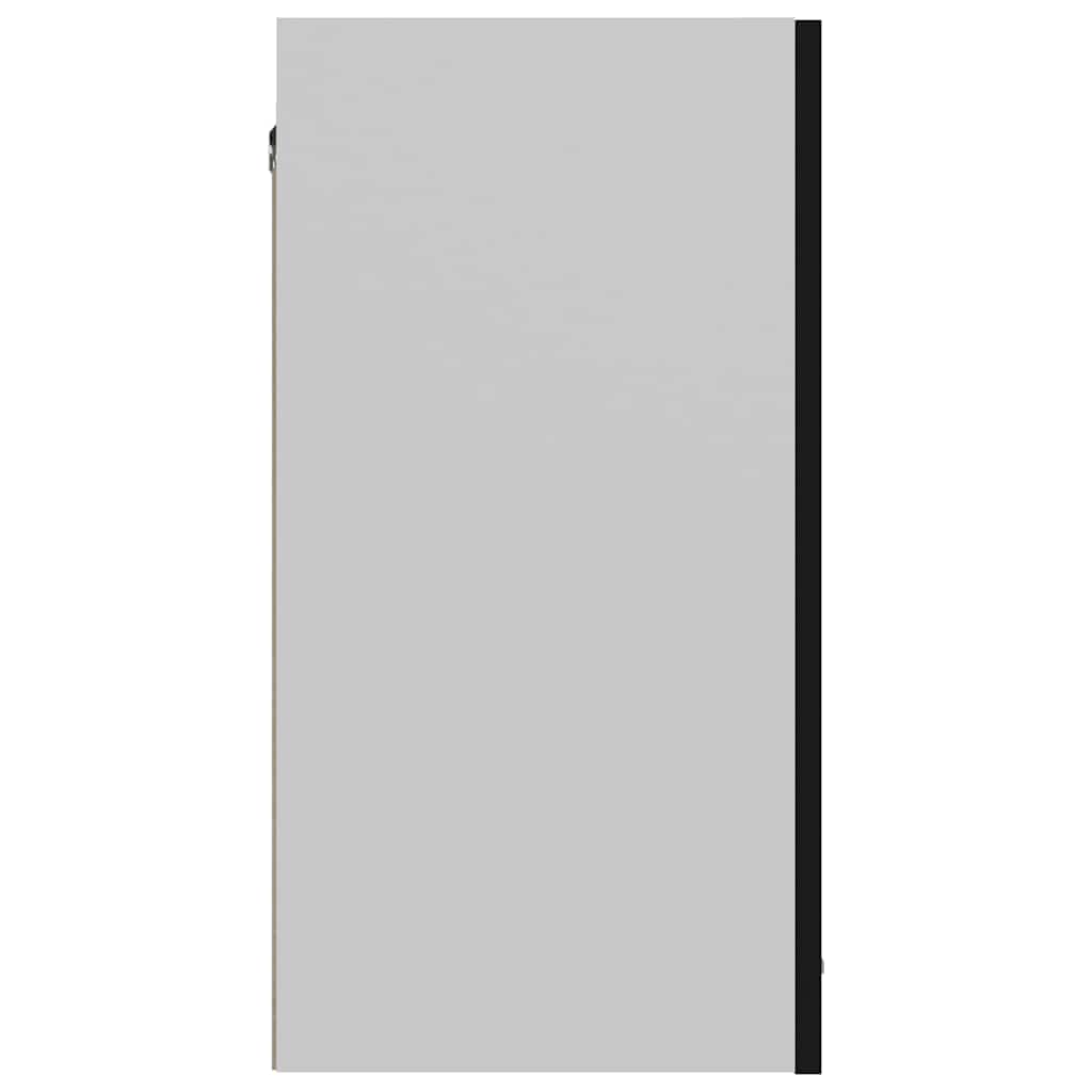 Hängeschrank Lyon Schwarz 60x31x60 cm Holzwerkstoff
