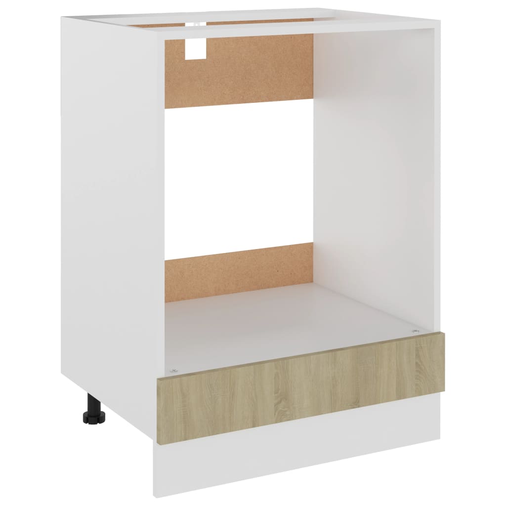 Herdumbauschrank Riga Sonoma-Eiche 60x46x81,5 cm Holzwerkstoff