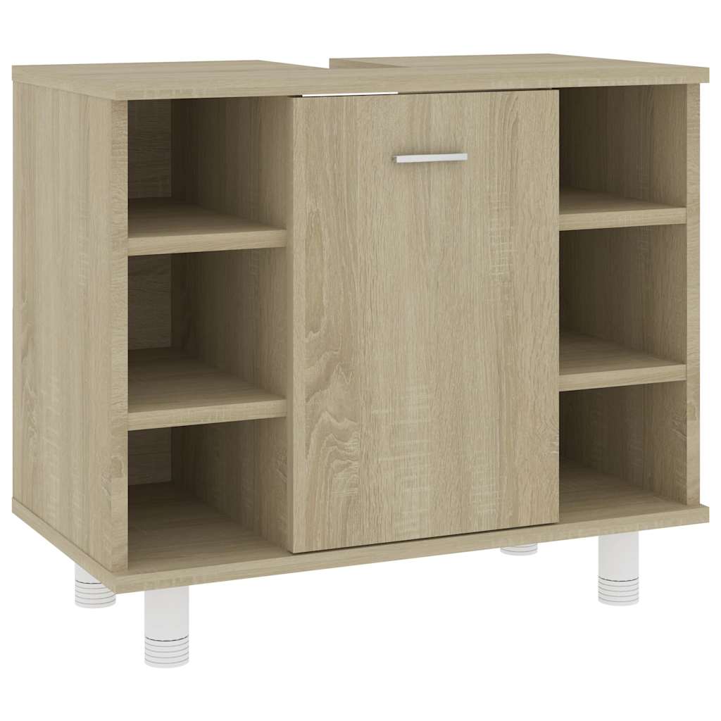 Badeværelsesskab Sonoma Eg 60x32x53,5 cm Træ Materiale