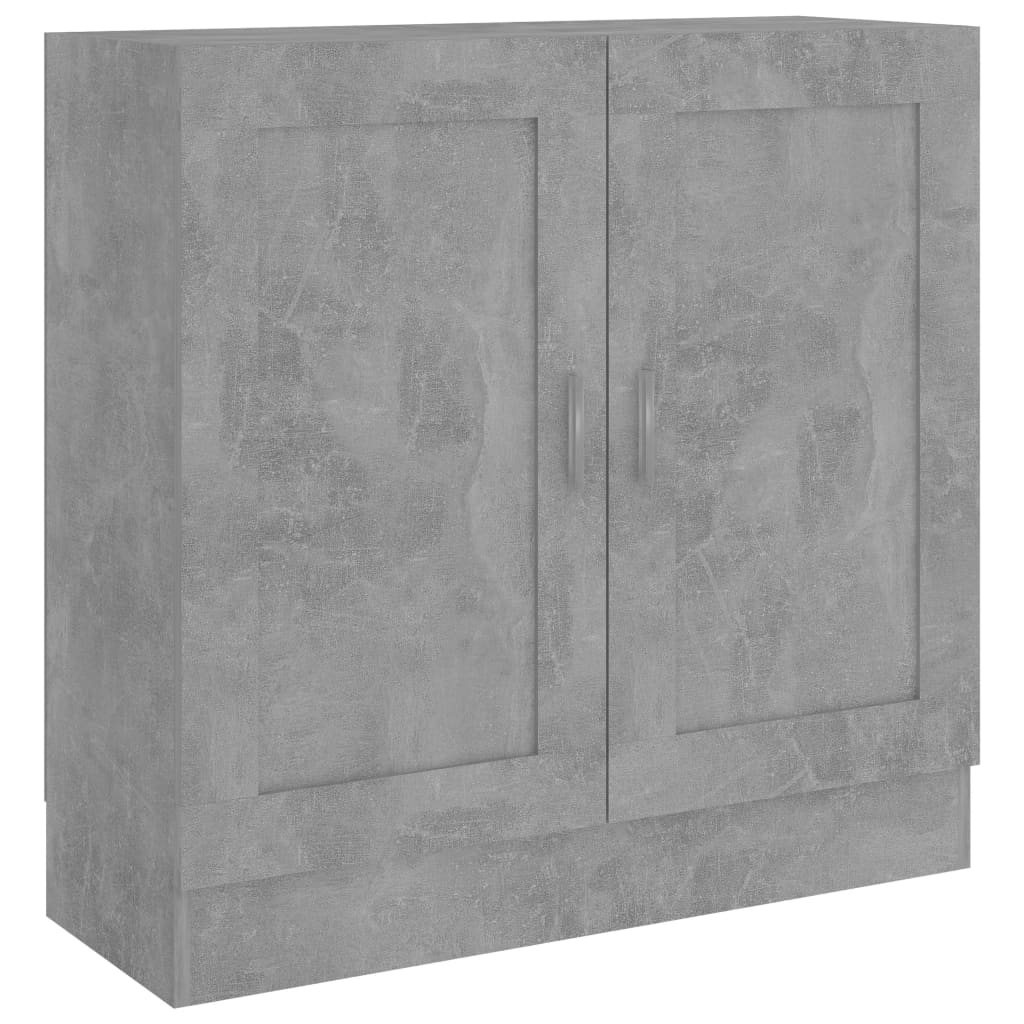 Reol Beton Grå 82,5x30,5x80 cm Træ Materiale