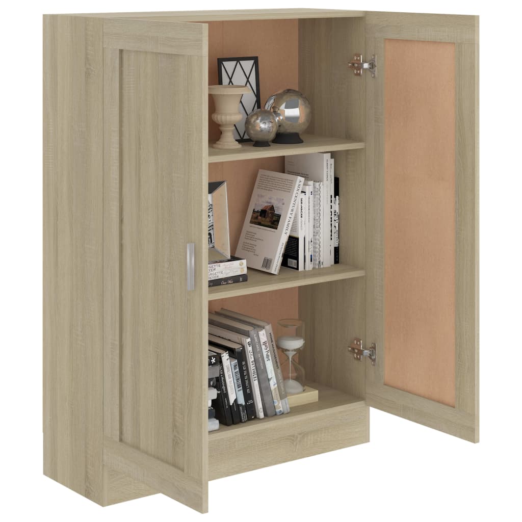 Reol Sonoma Eg 82,5x30,5x115 cm Træ Materiale