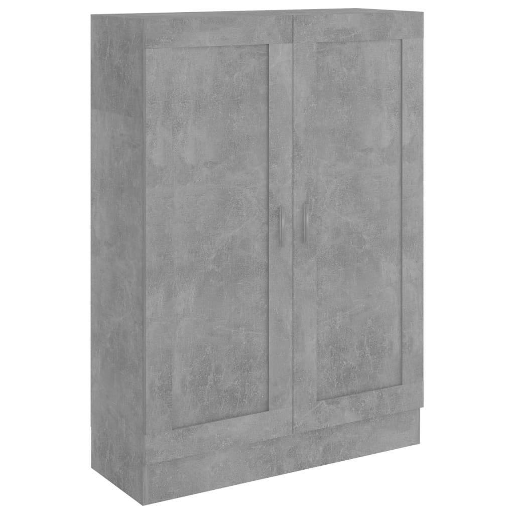 Reol Beton Grå 82,5x30,5x115 cm Træ Materiale