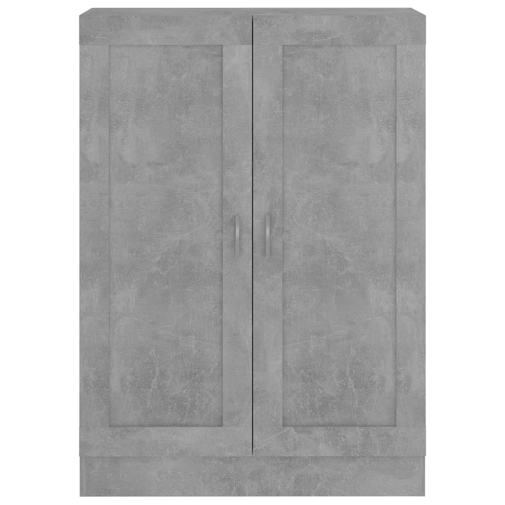 Reol Beton Grå 82,5x30,5x115 cm Træ Materiale
