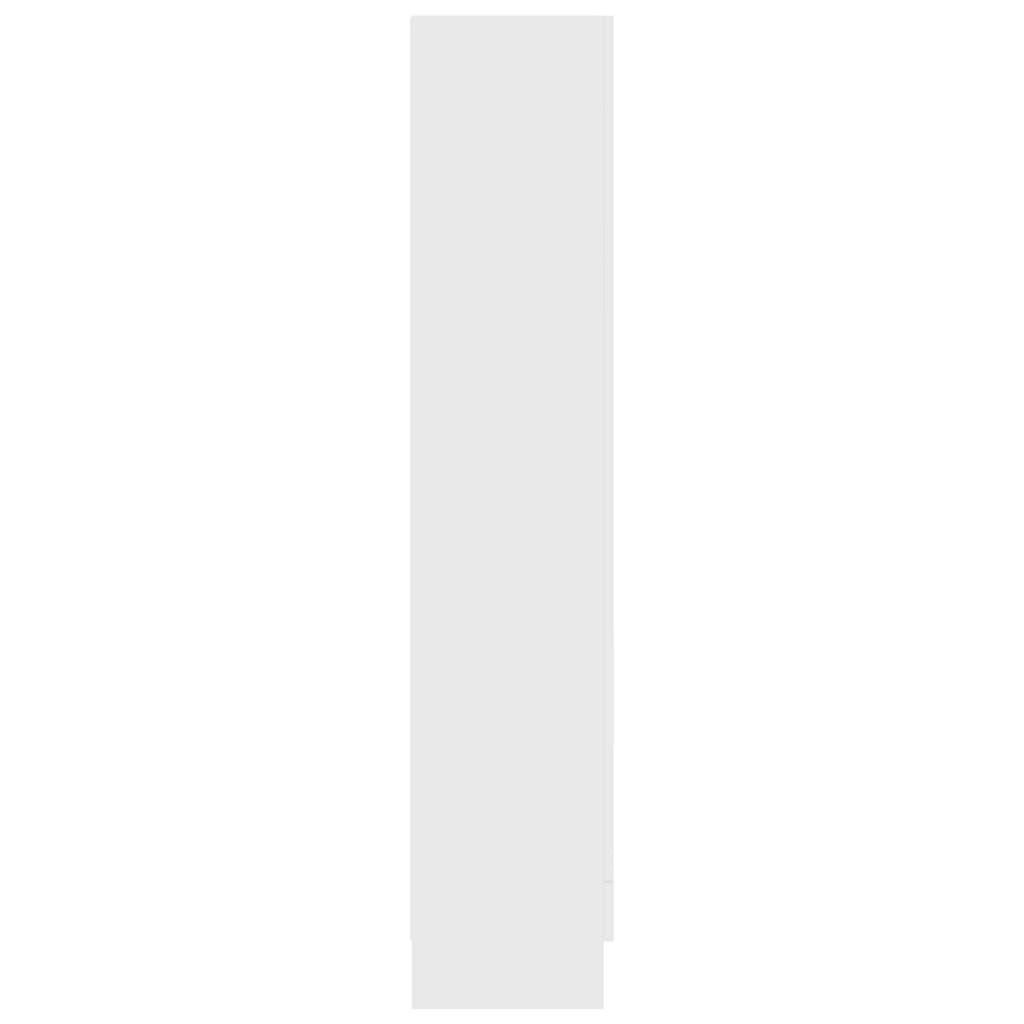Reol Hvid 82,5x30,5x150 cm Træ Materiale