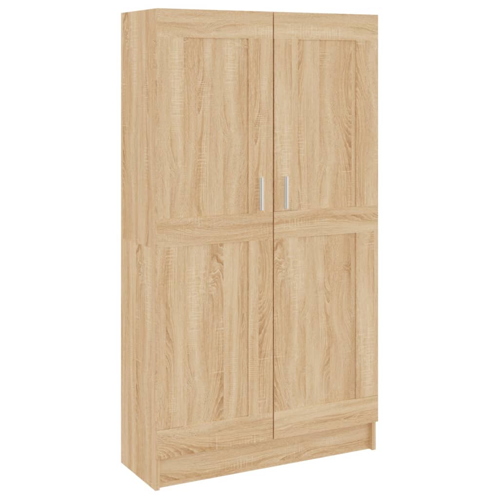Bogreol Sonoma Eg 82,5x30,5x150 cm Træ Materiale