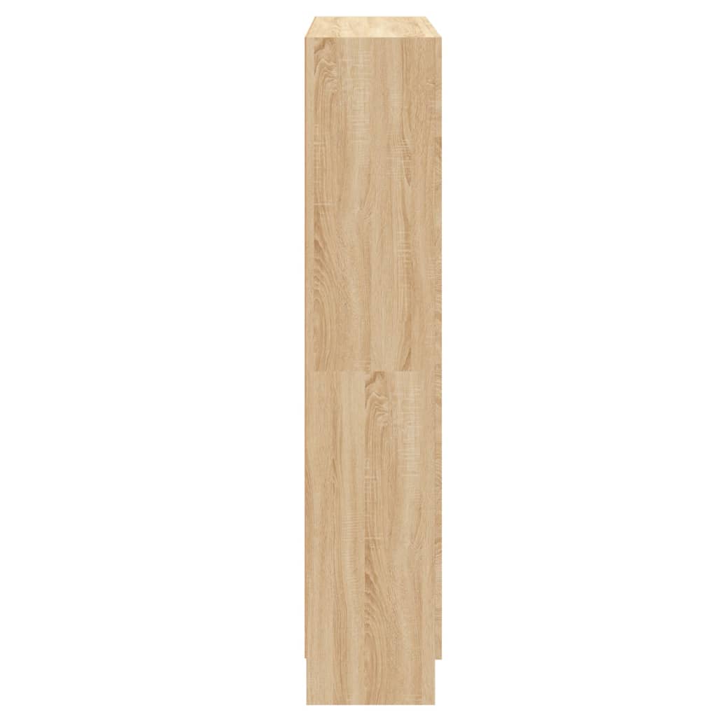Bogreol Sonoma Eg 82,5x30,5x150 cm Træ Materiale