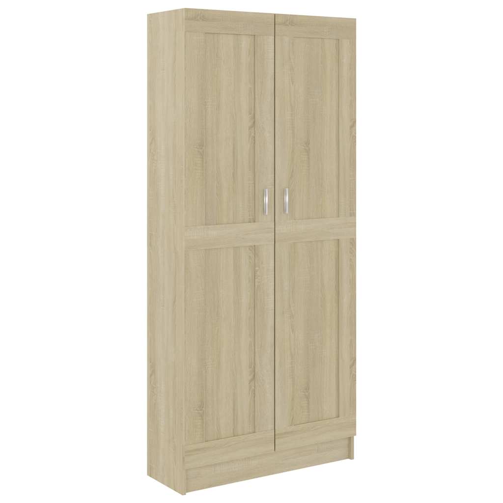 Reol Sonoma Eg 82,5x30,5x185,5 cm Træ Materiale
