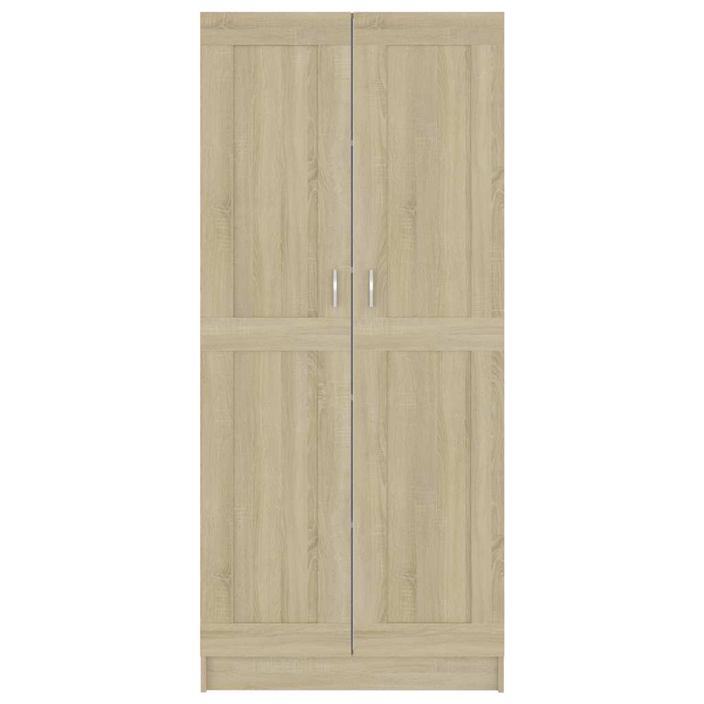 Reol Sonoma Eg 82,5x30,5x185,5 cm Træ Materiale
