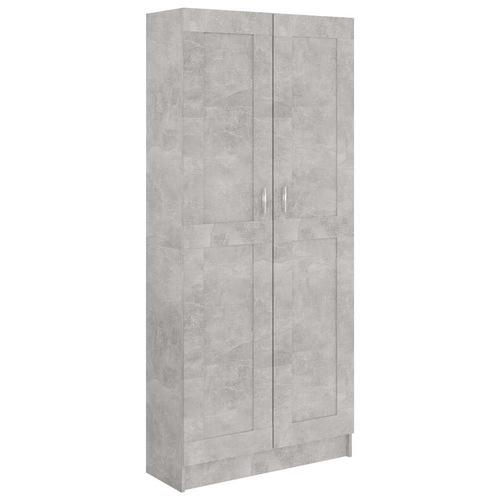 Reol Beton Grå 82,5x30,5x185,5 cm Træ Materiale
