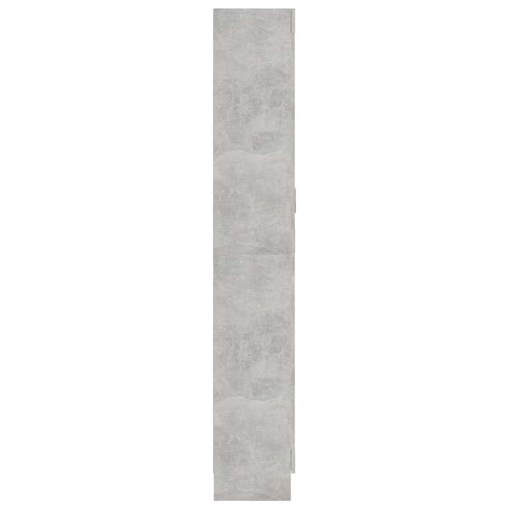 Reol Beton Grå 82,5x30,5x185,5 cm Træ Materiale