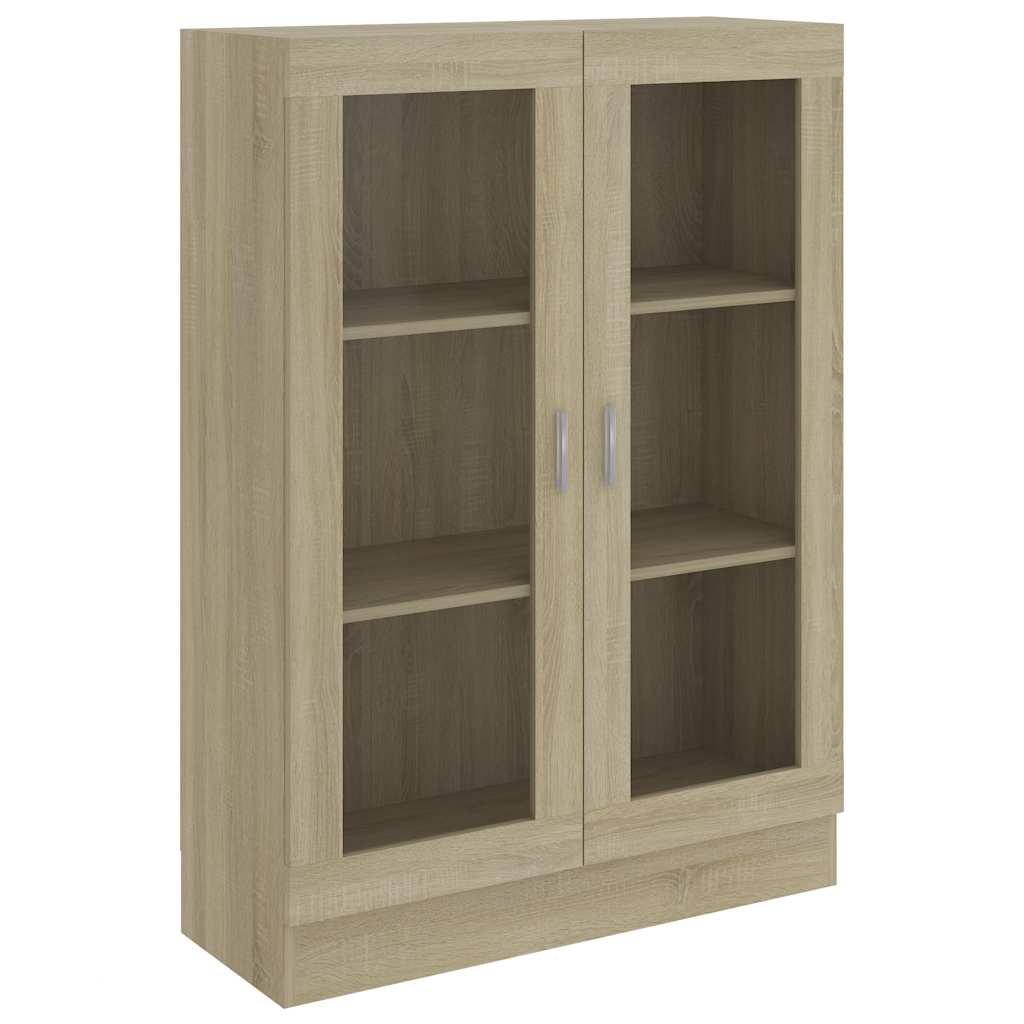 Vitrineskab Sonoma Eg 82,5x30,5x115 cm Træ Materiale