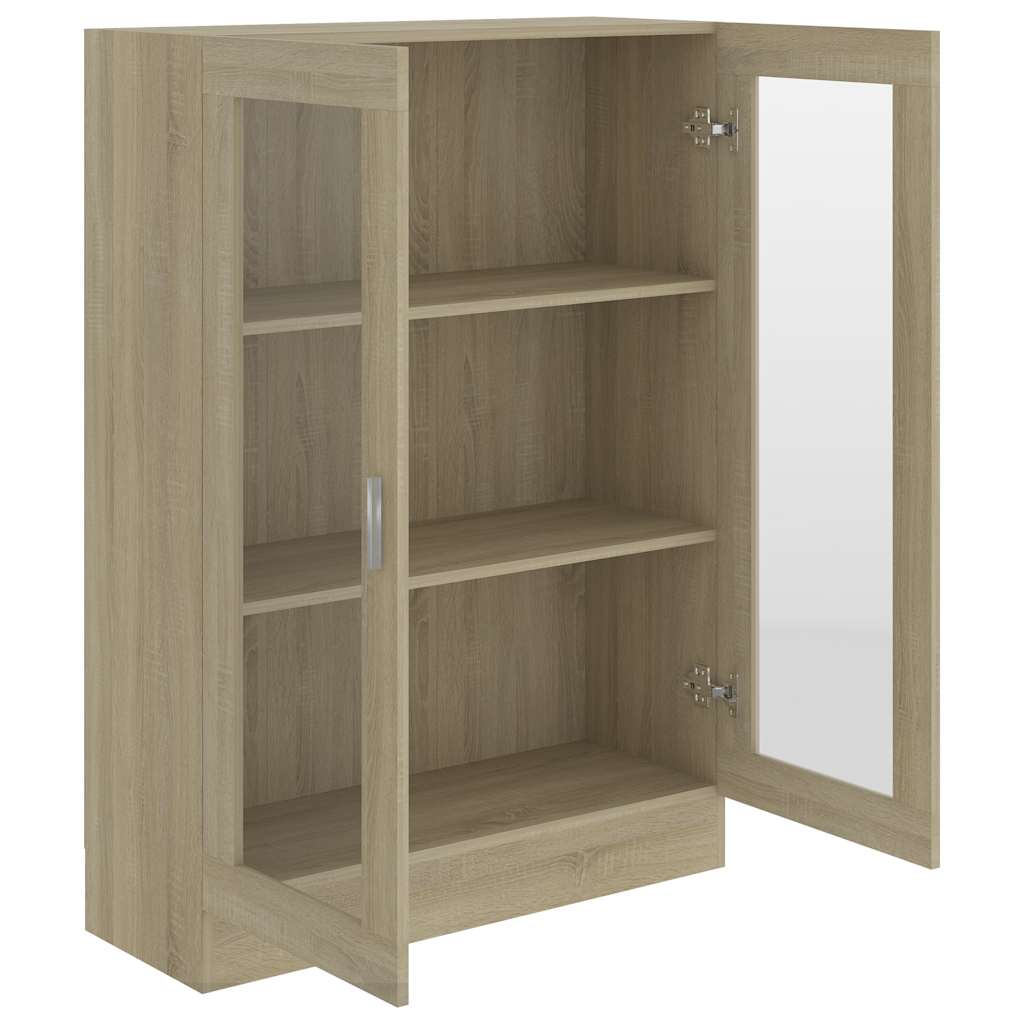 Vitrineskab Sonoma Eg 82,5x30,5x115 cm Træ Materiale
