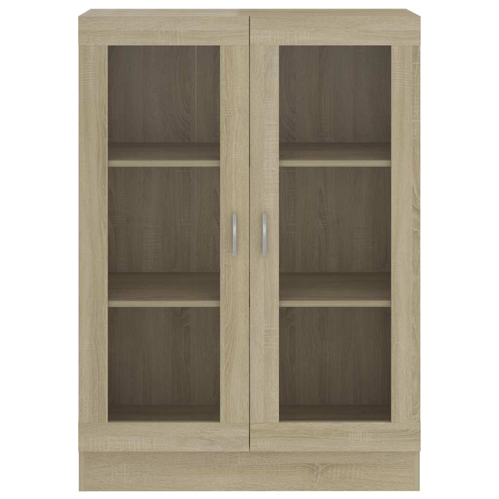 Vitrineskab Sonoma Eg 82,5x30,5x115 cm Træ Materiale