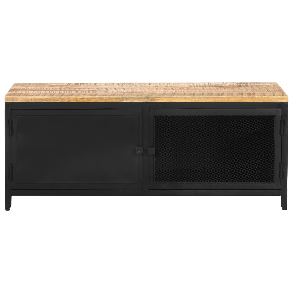 Sofabord 90x50x37 cm Groft mango massivt træ