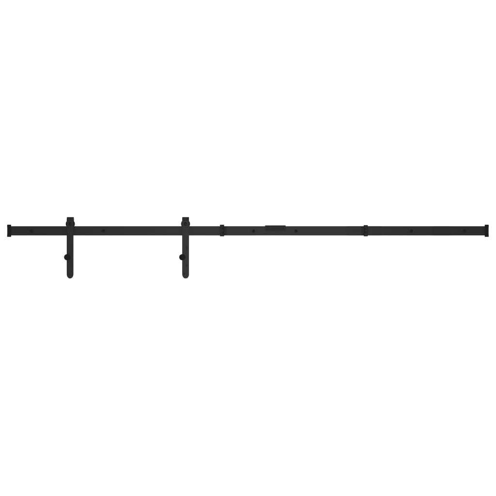 Mini skydedørsbeslagssæt til skabslåger kulstofstål 152 cm