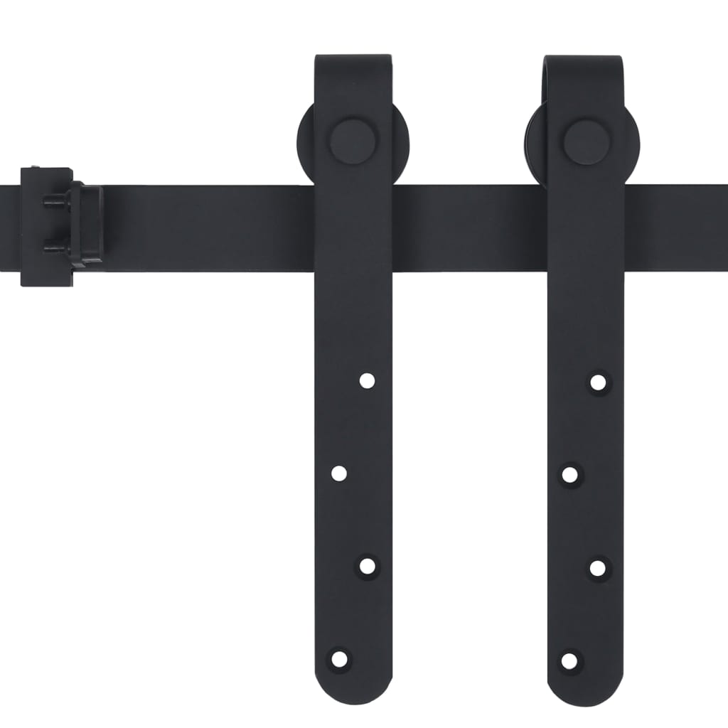 Mini skydedørsbeslagssæt til skabslåger kulstofstål 152 cm