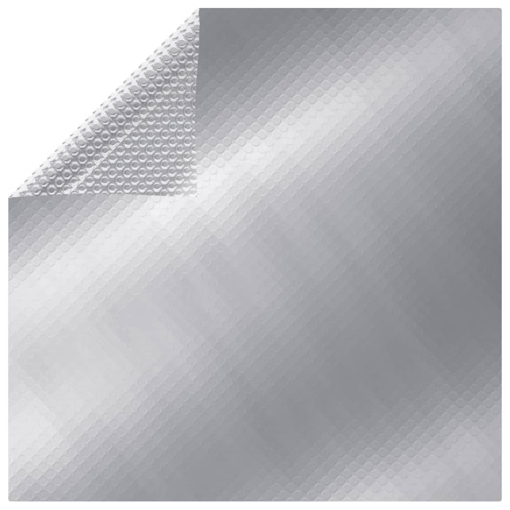 Poolafdækning sølv 488x244 cm PE