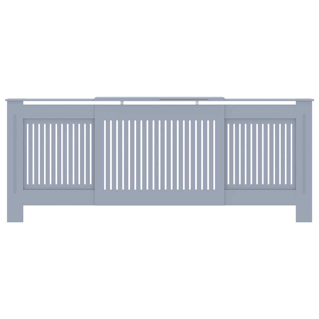 MDF Heizkörperverkleidung Grau 205 cm