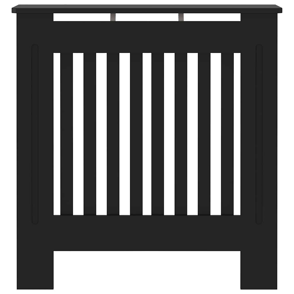 MDF Heizkörperverkleidung Schwarz 78 cm