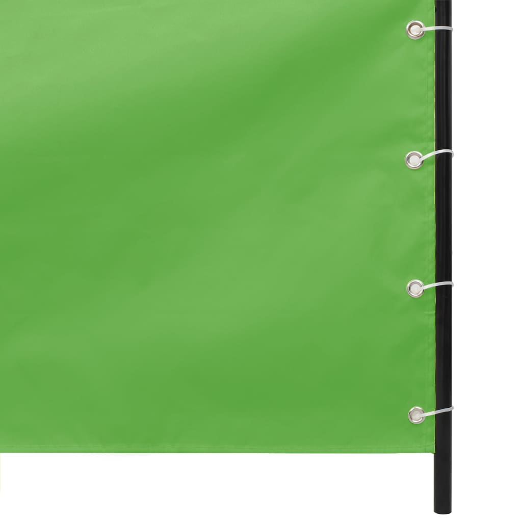 Balcony Privacy Screen Lysegrøn 100x240 cm Oxford stof