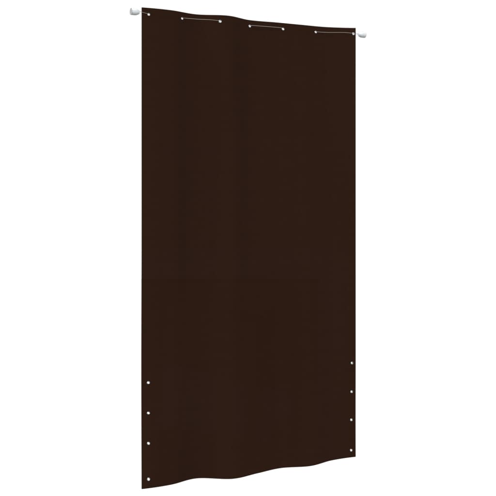Balcony Privacy Screen Brun 140x240 cm Oxford Stof