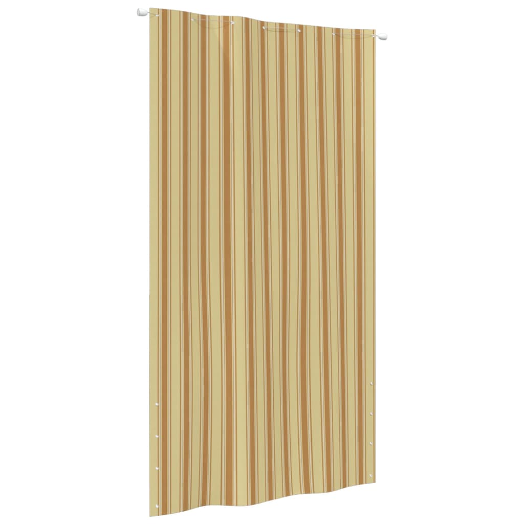 Balcony Privacy Screen Gul og Orange 140x240 cm Oxford Stof