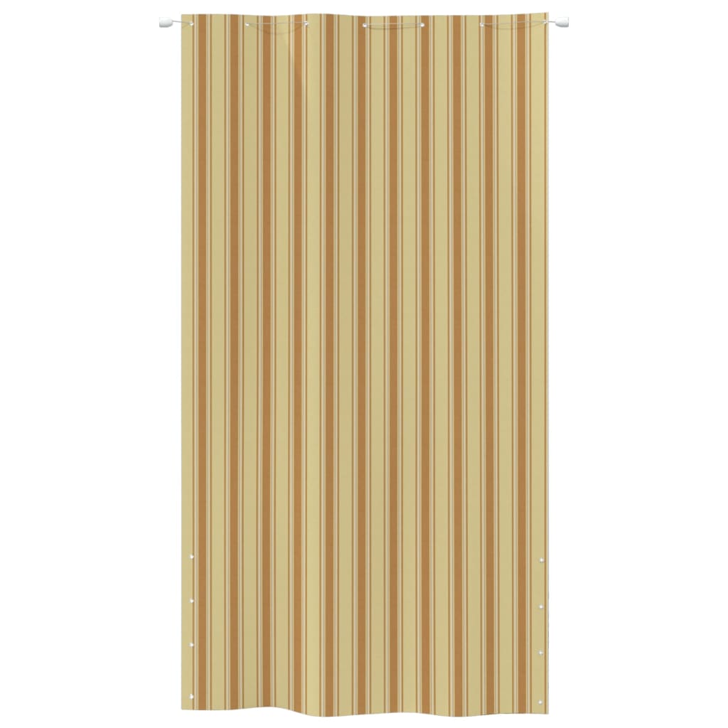 Balcony Privacy Screen Gul og Orange 140x240 cm Oxford Stof