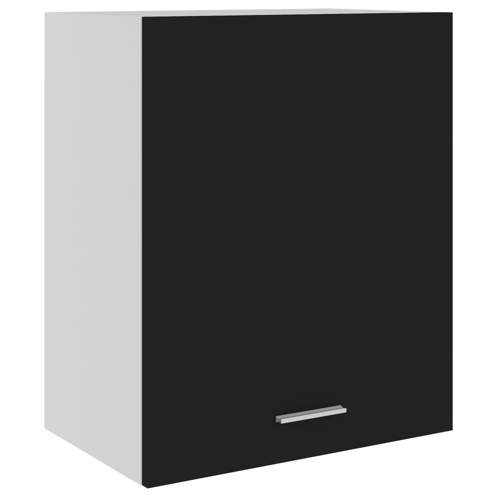 Hängeschränke 2 Stk. Lyon Schwarz 50x31x60 cm Holzwerkstoff