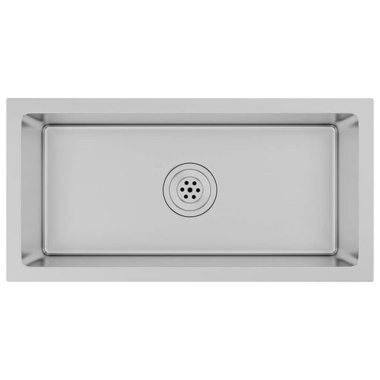 Handgemachte Einbauspüle Edelstahl