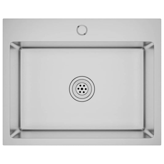 Handgemachte Einbauspüle Edelstahl